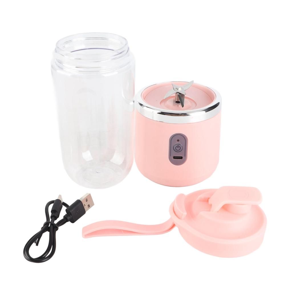 Portable Blender 400ml 6 Blades 22000rpm 1500mAh Food Grade PCTG USB Charging Travel Blender for