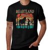 Heartland Heartland Ranch Horse Lover Sunset Heartland Heartland Retro Vintage Ranch Lover Horse Owner Tshirt