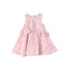 Deesha Girls' Sweet Floral Sleeveless Cotton Dress