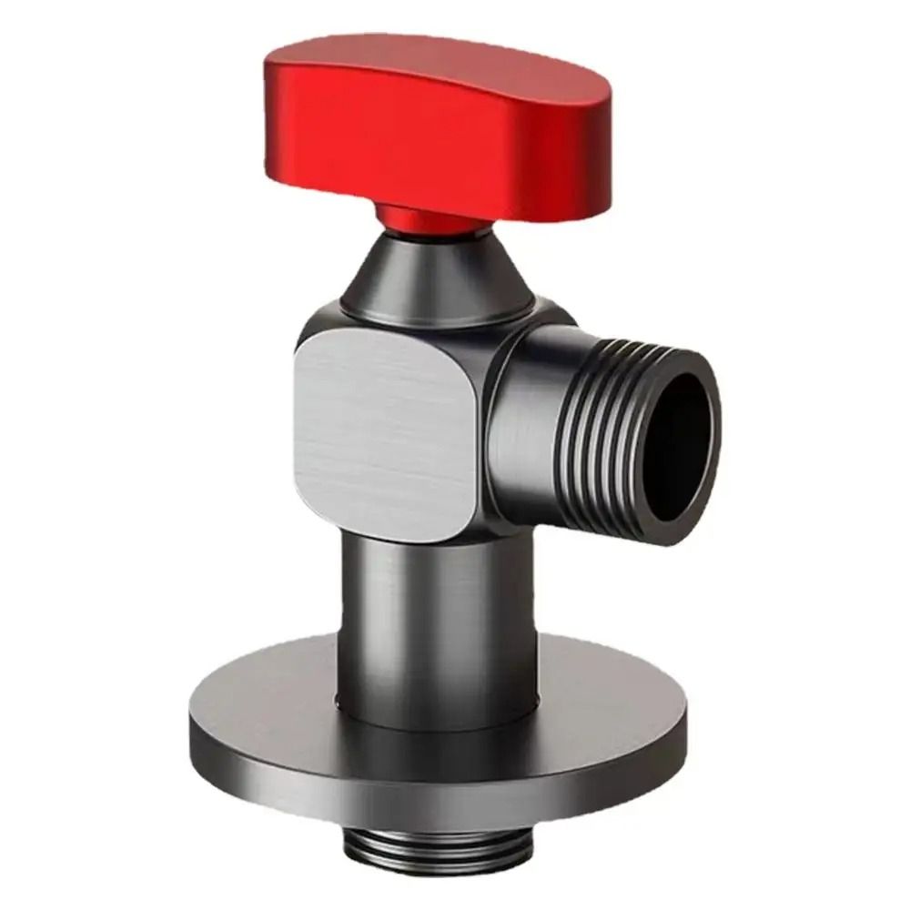 

Leak-Proof Brass Angle Valve High Flowing Triangular Valve Universal Control Water Valve Sinks style 1