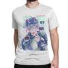Lustiges Alien-Bühnen-T-Shirt für Herren und Damen, Rundhals, reine Baumwolle, Till Ivan Cartoon, kurzärmelig, Party-Kleidung