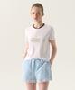 Tuddment French Lace Shorts Blue
