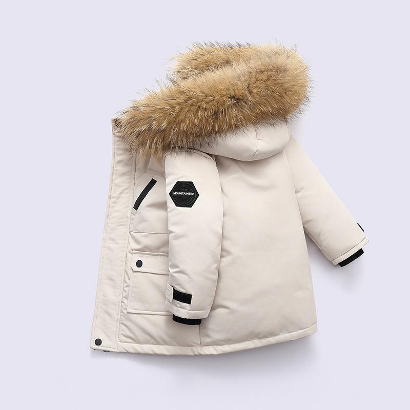 Winterjacke für Jungen Dick Warm Baby Jungen Oberbekleidung Mantel 2-12 Jahre Kinder Teenager Jungen Parka