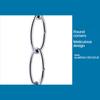 Space Saving Clothes Hanger Chain Stainless Steel Closet Metal Cascading Hangers Multi-port Ring with Hook NEW Arrival