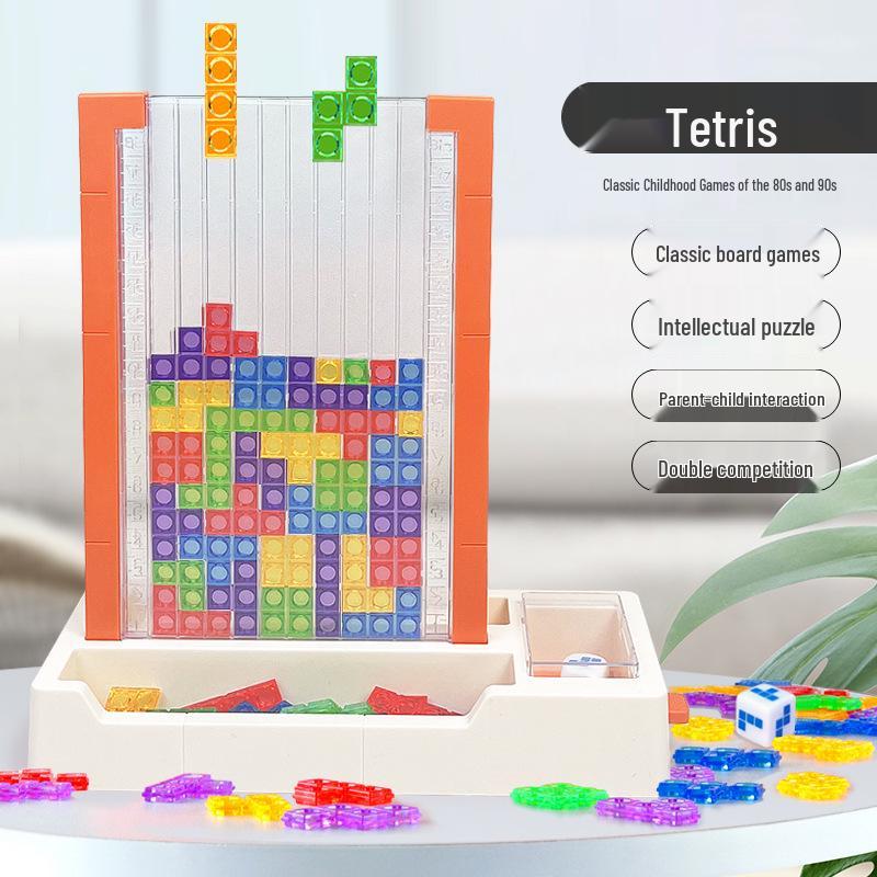 Russian Building Blocks Puzzle Desktop Game Toys