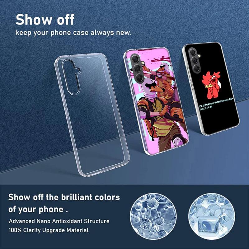 Game Hotline Miami Phone Case for Samsung A17 A37 A57 A07 A16 A26 A36 A56 A06 A02S A12 A22 A32 A52S A04S A14 A24 A34 A54 A03 A13