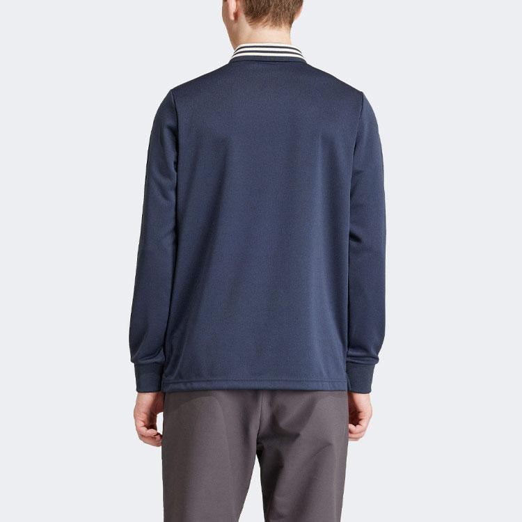 adidas Originals Spezial Long Sleeve Polo Shirt Night Navy IN6759