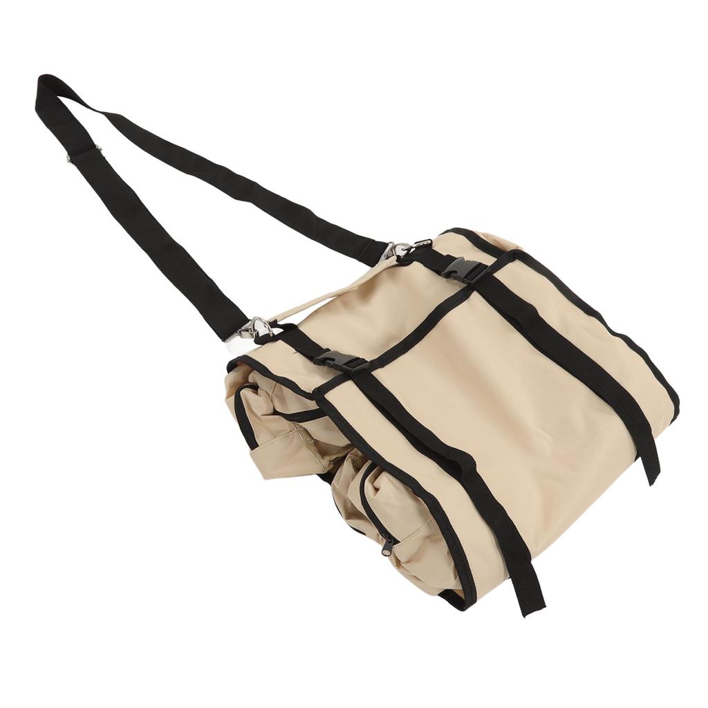 Roll Up Tool Bag 600D Oxford Cloth Detachable Storage Shoulder Bag for Hardware Electrician Tool