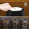 Portable Rechargeable LED Table Lamp Touch Switch 3 Levels Dimmable Desk Lights Bar Club Dinner Creative Decor Ambient Lighting