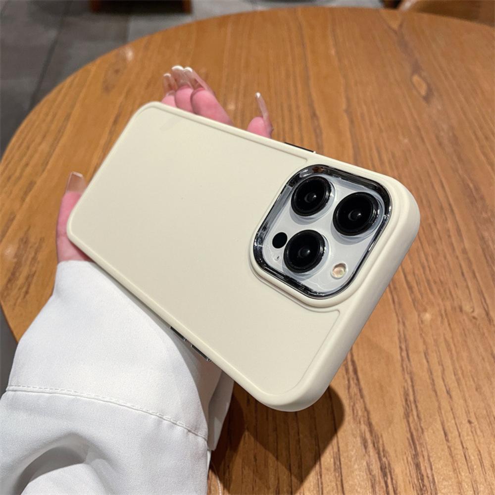 Geschikt voor Apple 17 Pro Max Metalen Frame Knop Mode Telefoonhoesje, IPhone 7P/XR Telefoonhoesje, 16 en Andere Modellen