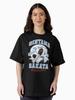 Gintama Dynamic Silver Hair Samurai Wave Circle Athletic Graphic Oversized Unisex T-Shirt