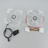 8025 Green Red Bule White Four color 4pin LED PC Computer Case Brushless Cooling Fan 80*80*25mm DC 12V 3pin to 4Pin Cooler