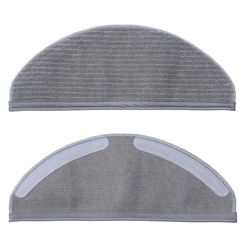 10 PCS Mop Cloths Sweeping Robot Mop Cloth Sweeping Robot Replacement Cloths Fiber Mopping Pads Set for RoboVac X8