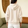 Women's Double-Sided Zip Neck Hoodie Casual Fall Winter Sweatshirt for Commute