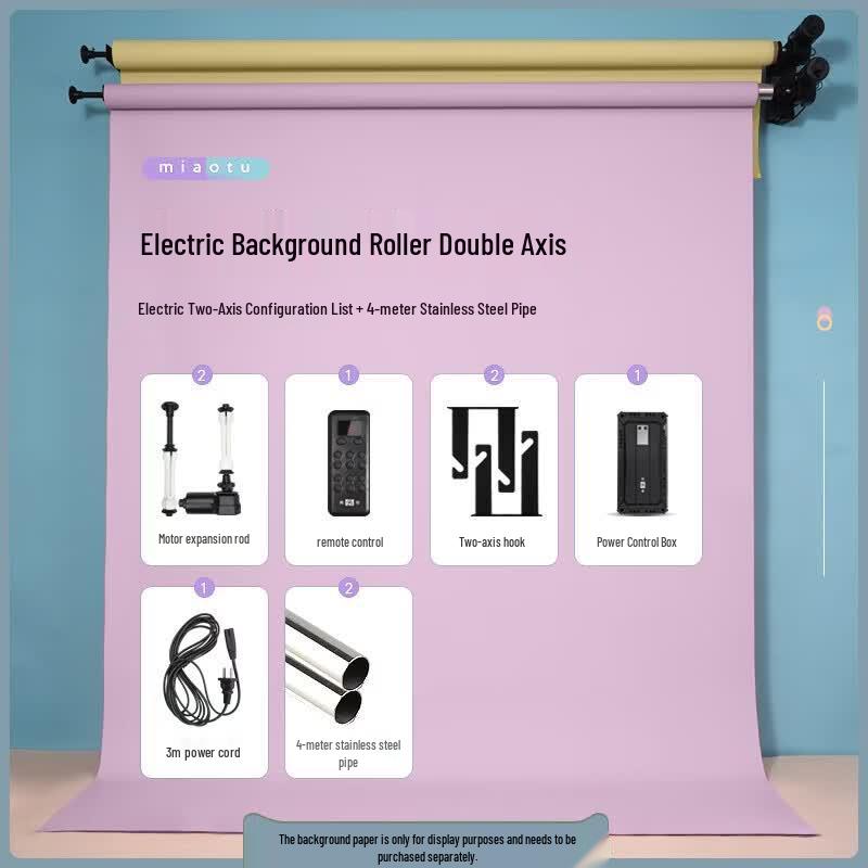 Miao Tu Electric Background Roller Lift System