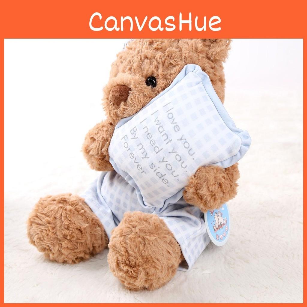 Plush Bear Teddy Toy Sleepwear Style Short Fabric Children Festival Gift Doll