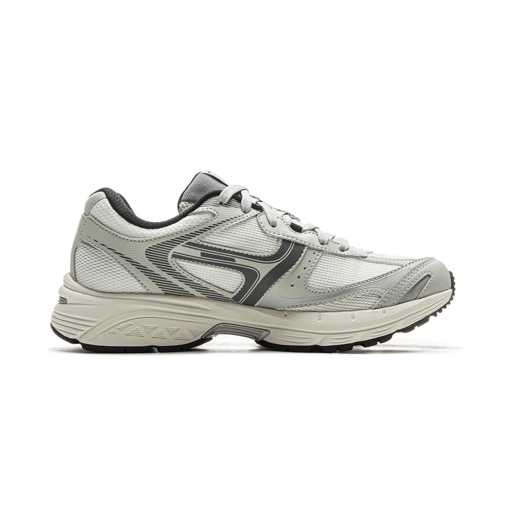 Li Ning Pentium P1000 Slip Resistant Abrasion Resistant Low top Running Shoes Women's Gray White ARSV040-1