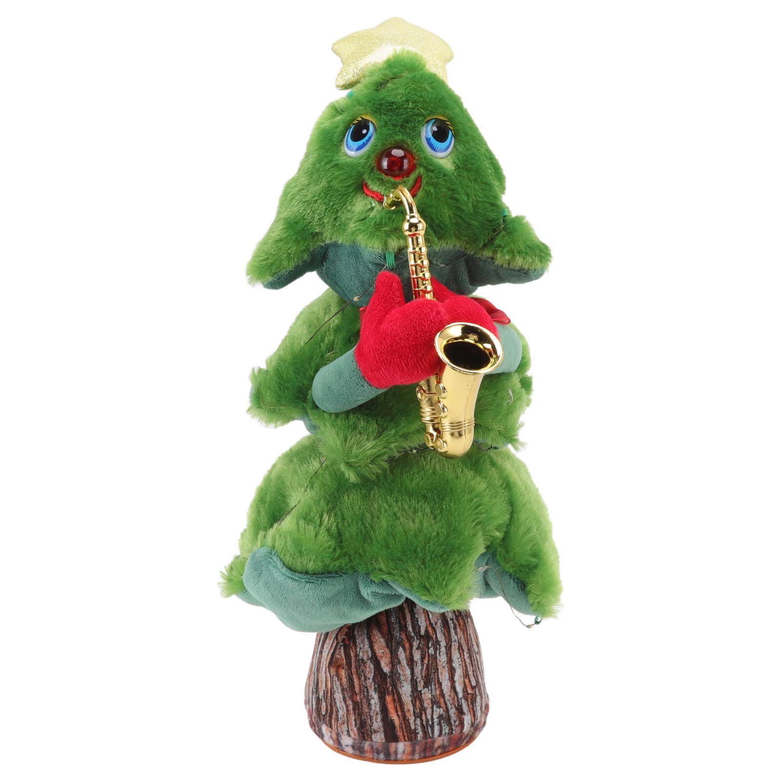 

Singing Dancing Christmas Tree 8 Songs Electric Singing Xmas Tree for Christmas Tree Toys Saxophone