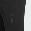 Adidas Wuji Series Dye Knit Joggers With Elastic Waist and Cuff Men Bottoms Black IS0446