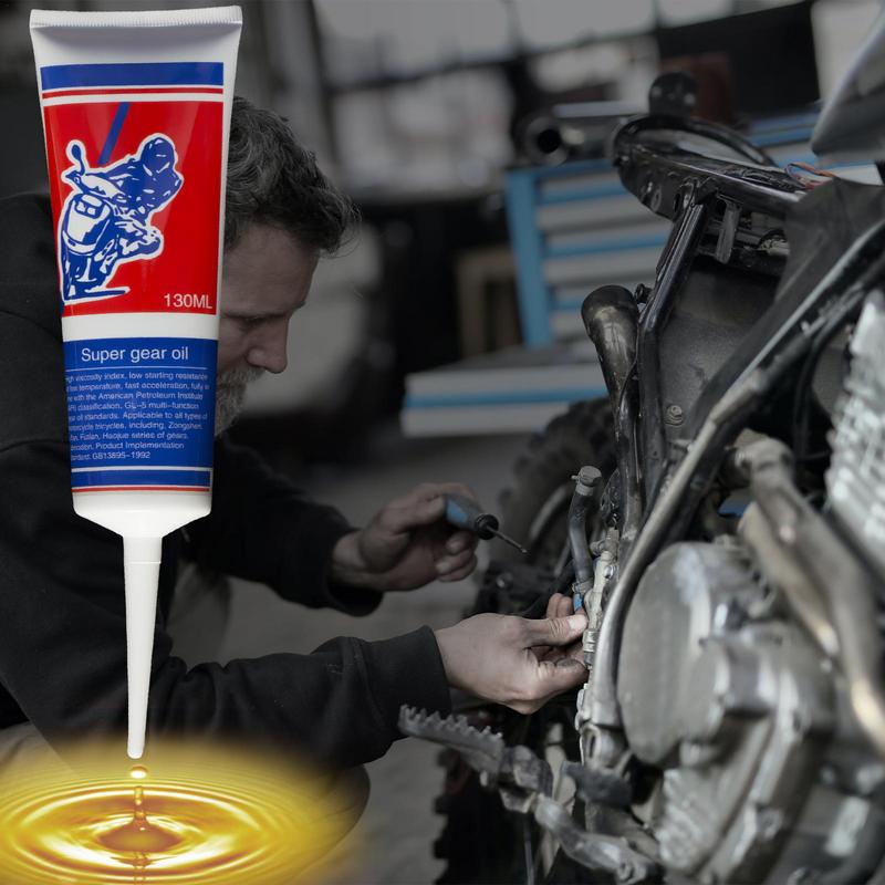 Motorcycle Gear Oil 130ml Transmission Lubricant Automotive Grease Multipurpose Lube For Mechanical Gearbox Drive Gear And