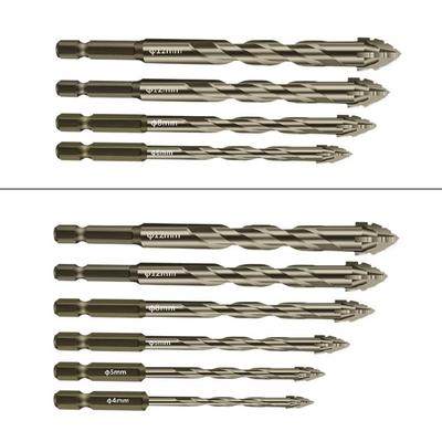 Upgraded Four Edged Sawtooth Drill Bit Professional Carpentry Tool For Glass Ceramic Concrete Brick Metal Drill Bit