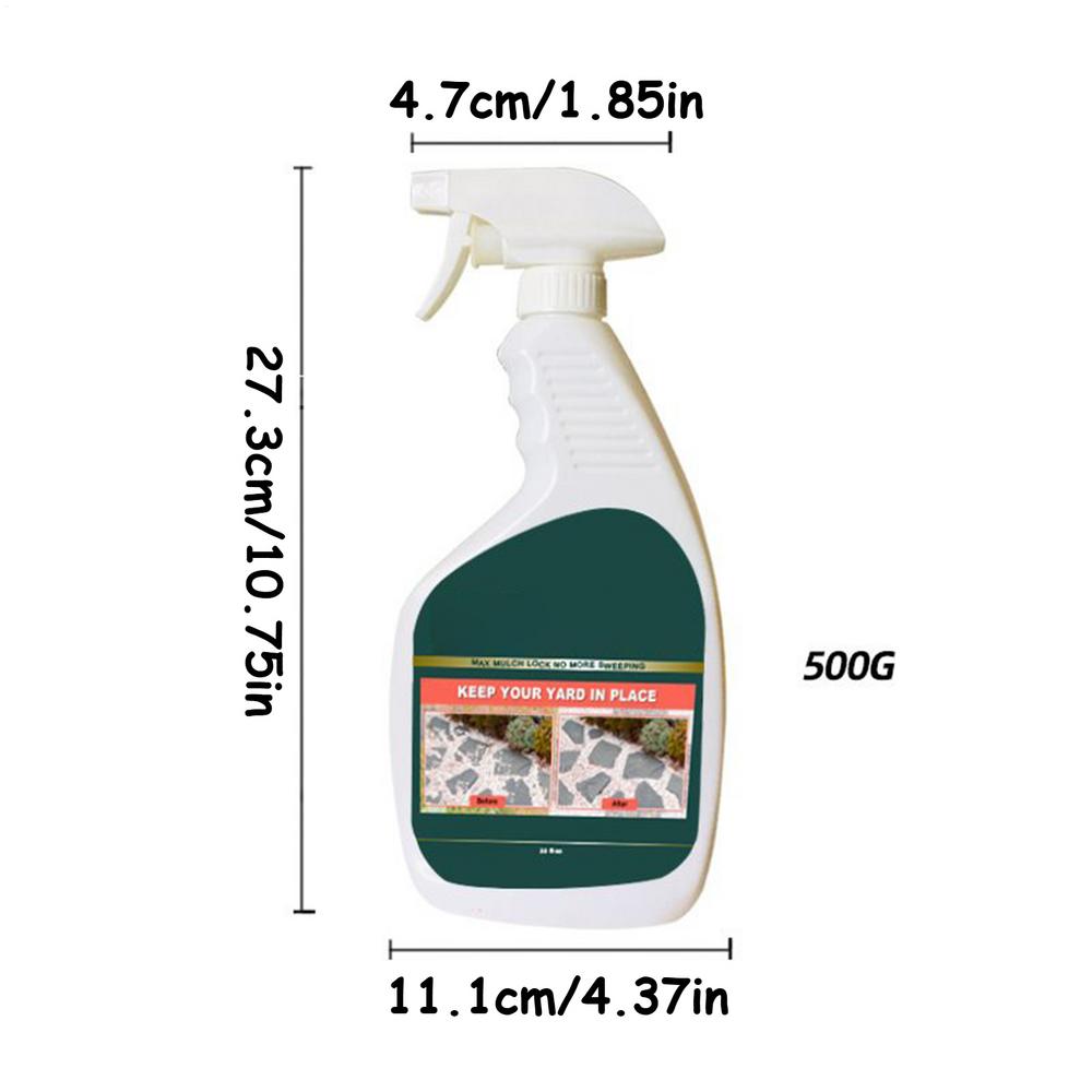 500/1000ML Gravel Glue Waterproof Driveway Pebble Adhesive Stabilizer Strong Mulch Binder for Pebbles Natural Stone Driveway