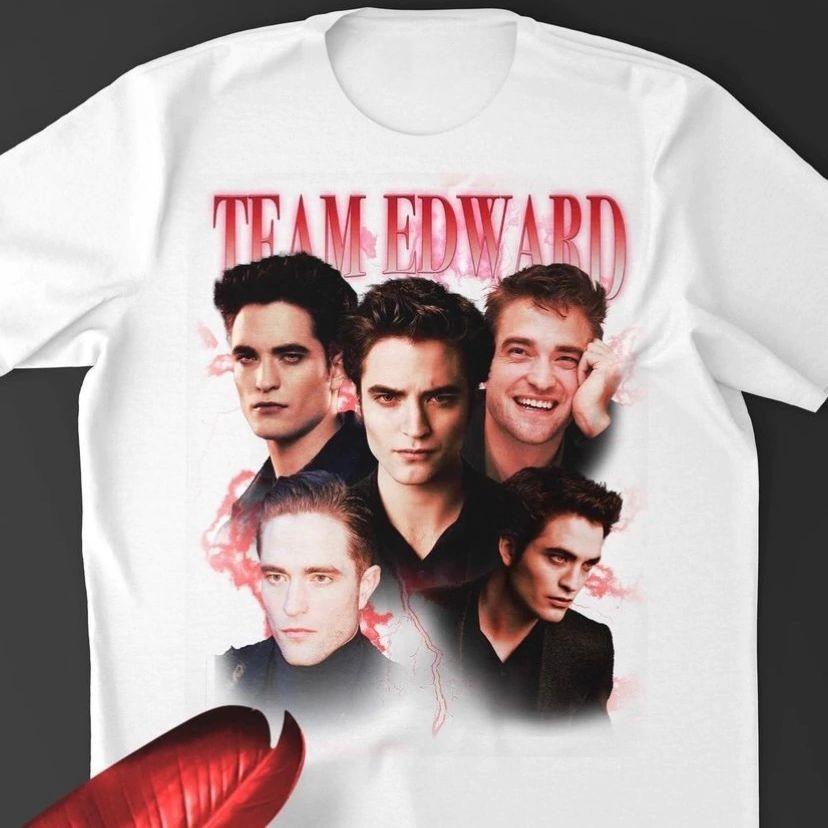 

Модная футболка Повседневная Свободная Уличная одежда Спортивный Хлопковый Топ Круглый вырез Высокое качество Унисекс Удобный Топ Подарок для фаната Милый Эдвард 4XL