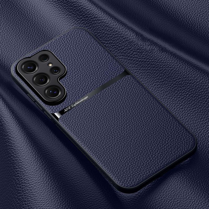 Luxusní Ultra-tenký Kožený Kryt na Telefon Pro Samsung Galaxy S26 S25 S24 S23 S22 S21 Ultra S24 Plus S25FE Nárazuvzdorný Ochranný Obal