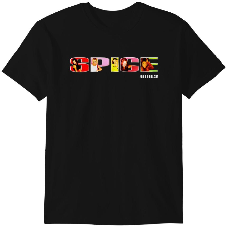 1 - 2 - 3 - 4 - 5 SPICE GIRLS! Футболка, Забавная футболка Spice Girls Классическая футболка 4XL