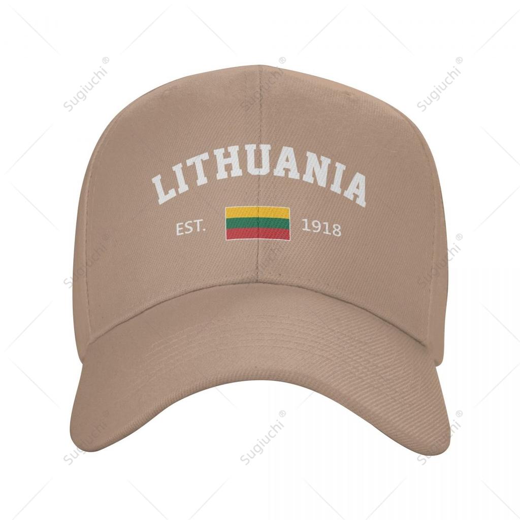 Unisex Baseball Cap Lithuania EST Independence Day Wild Sun Shade Peaked Adjustable Outdoor Caps for Unisex Women
