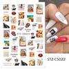 French Nail Stickers Liner Nail Art Decals Colorful Sliders Manicure Decor Summer