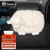 JNL Cute Lamb Plush Car Seat Shoulder Protector