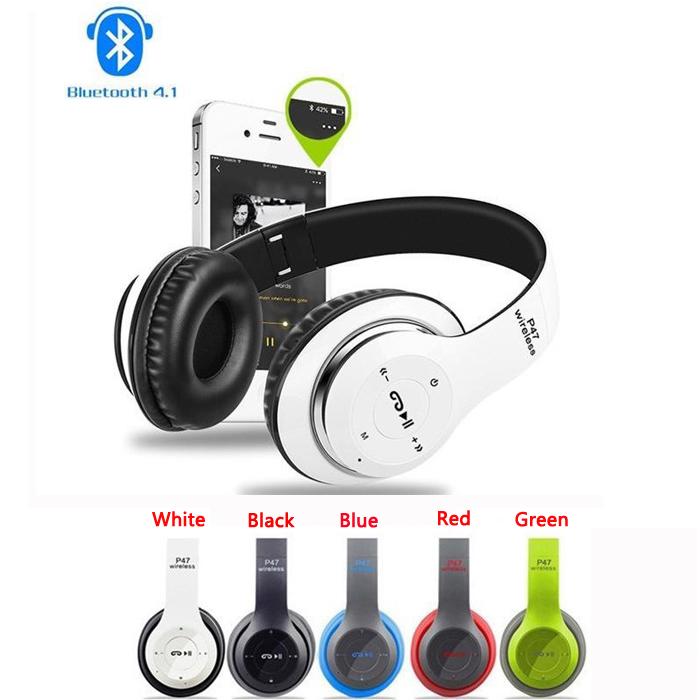 

P47 Оголовье складной стерео Bluetooth-гарнитура шумоподавления наушники аудио Handsfree Наушники