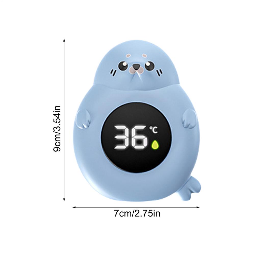 Baby Bath Temperature Monitor LED Display Bath Thermometer Cartoon Digital Water Temperature Meter portable for Kids