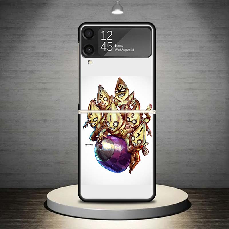 JoJo Adventure Guido Mista Phone Case For Samsung Galaxy Z Flip 7 6 5 4 3 5G Shockproof Cover Z Flip7 Flip6 ZFlip5 Flip3 Flip4 L