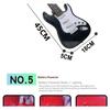 17 Inch Kids Electric Guitar Toy 4 Strings LED Lights Portable Musical Instrument Birthday Gift for Beginners Boys Girls Toys