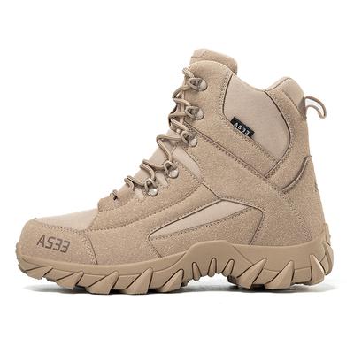 Bottes pour hommes antidérapantes en plein air respirantes pour hommes, bottes de randonnée dans le désert, chaussures d'escalade pour hommes