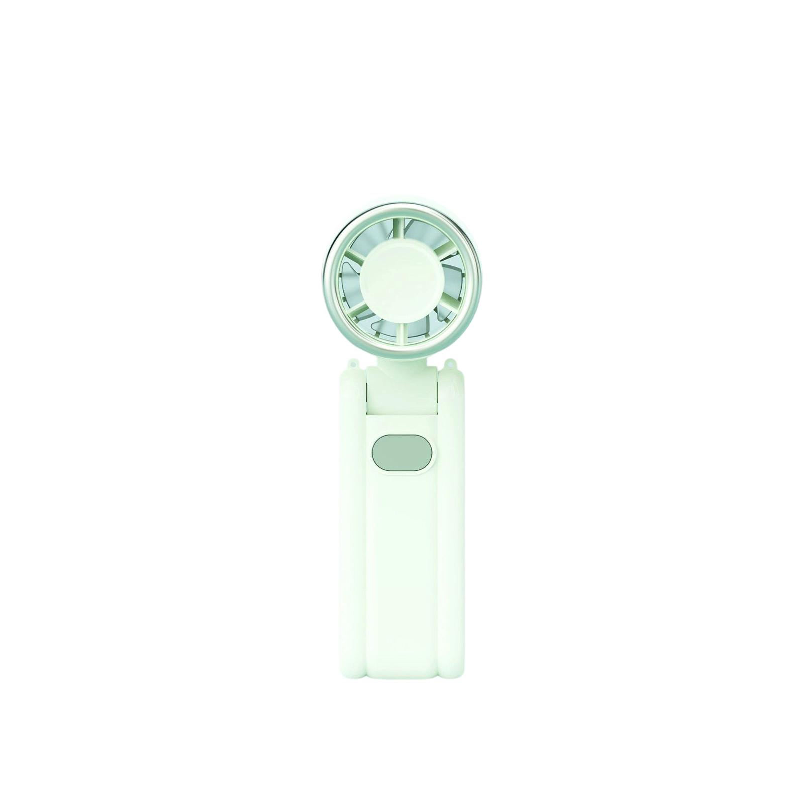 Foldable Rechargeable Handheld Fan, Portable Fan with 3 Speeds, USB Desk Fan for Travel Home one size зелёный