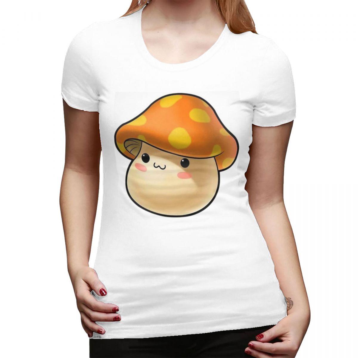

Maplestory Mushroom TShirt for Women Crew Neck Streetwear T Shirts Womens Tees Short Summer Clothes Tops S