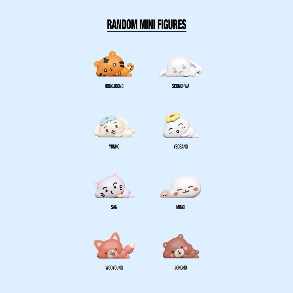 Pre-order ATEEZ 7th Anniversary POP-UP 8ROOM Random Mini Figures