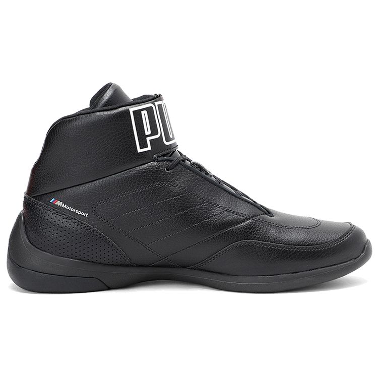 Puma Bmw M Series Kart Cat Iii Pantofi de Antrenament din Piele Sintetică Medie Bărbați Adidași Negru Alb 306196-01