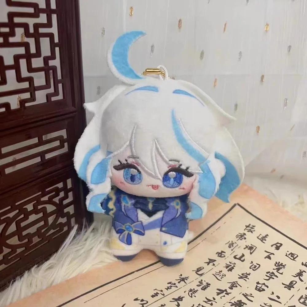 Genshin Impact Plush Dolls Venti Xiao Focalors Scaramouche Yoimiya Furina Kazuha Yae Miko Bag Pendant Keychain Stuffed Toys Gift
