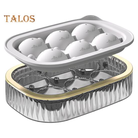 

Форма для льда в виде шарика для виски, большая круглая форма для хоккея на льду, быстрая заморозка и легкое извлечение, сферическая форма для льда без бисфенола А для коктейлей и шоколадных десертов 6Grid