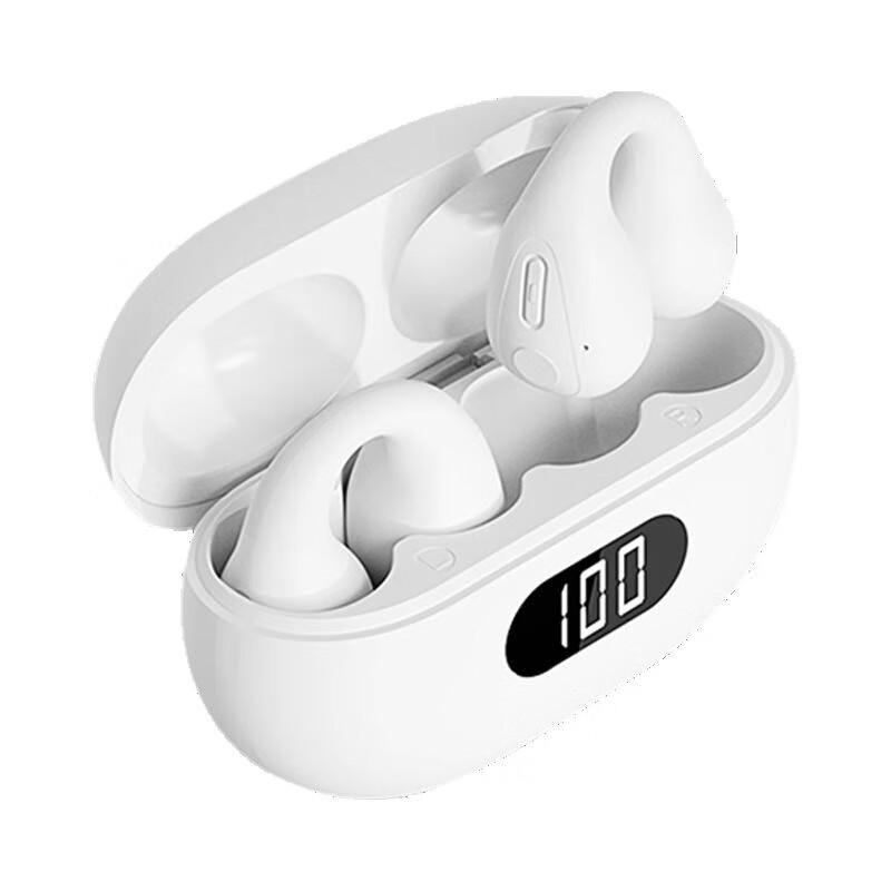 

BOJ Digital Wireless Bluetooth Ear Clip Sports Earbuds with Noise Cancellation