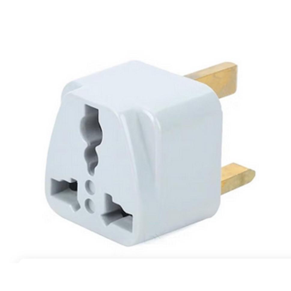 

@ 3 Pin UK Adapter White Color 40g Zr-2923-60%Off