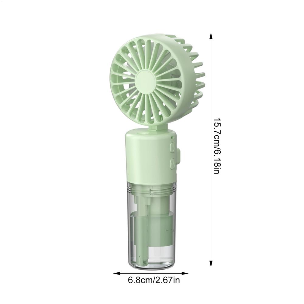 Mini Handheld cooling fan USB rechargeable humidifier fans Mini air conditioner fan Outdoor Office Camping Travel mist cooler