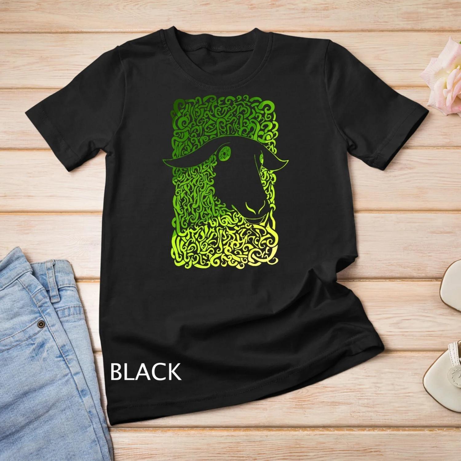 Womens Punk Black Sheep Cute T Shirt S чёрный