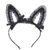 Lace Ear Headband Women Girls Cute Bowknot Decoration Halloween Cosplay Party Hairband