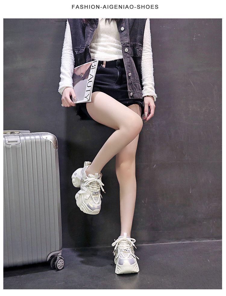 Stylish Women's Dad Shoes: Popular, Thick-Soled, Versatile, Height-Boosting, Casual Sneakers