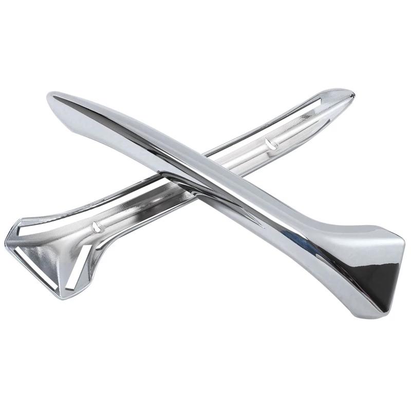 For Nissan Qashqai J11 2018- Car Styling ABS Car Front Fog Lights Lamp Eyelid Eyebrow Cover Rear Fog Lamp Cover